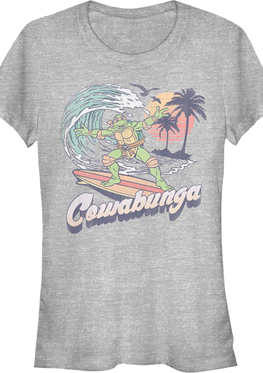 Ladies Michelangelo Cowabunga Teenage Mutant Ninja Turtles Shirt - main product image