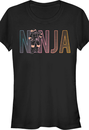 Ladies Neon Michelangelo Teenage Mutant Ninja Turtles Shirt