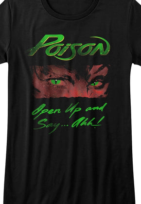 Womens Open Up and Say Ahh Poison Shirt
