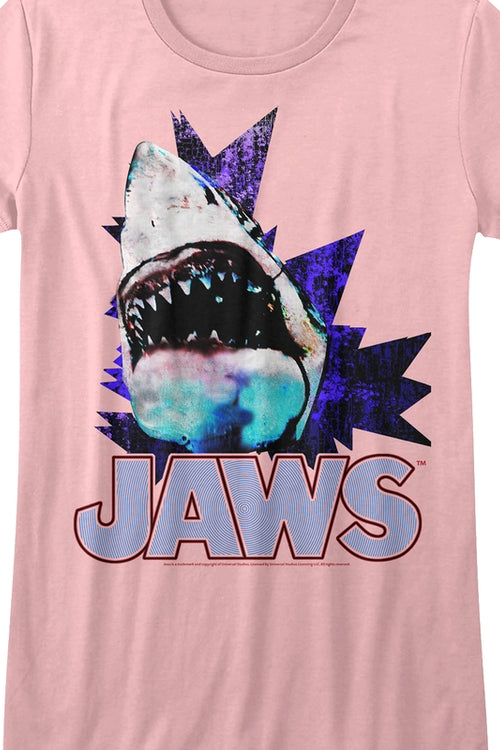 Womens Pink Jaws Shirtmain product image
