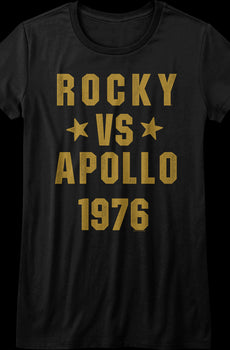 Ladies Rocky vs Apollo 1976 Rocky Shirt