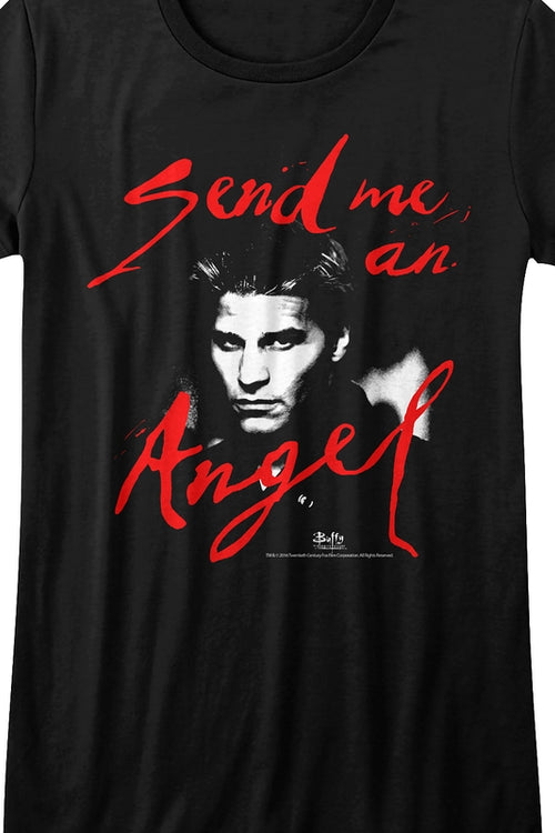 Womens Send Me An Angel Buffy The Vampire Slayer Shirtmain product image