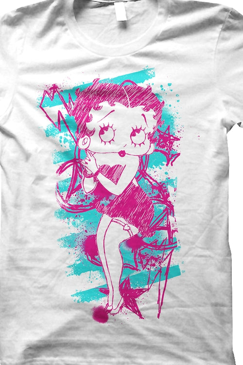 Ladies Sketch Betty Boop Shirtmain product image