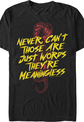 Just Words Cobra Kai T-Shirt