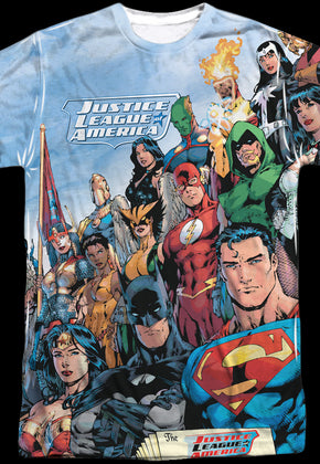 Justice League America Sublimation Shirt