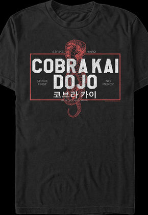 Kanji Text Cobra Kai T-Shirt