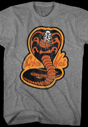 Karate Kid Distressed Cobra Kai Logo T-Shirt