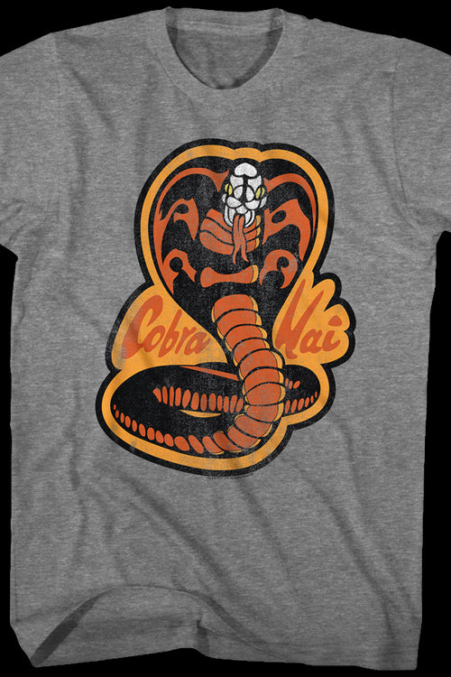 Karate Kid Distressed Cobra Kai Logo T-Shirtmain product image