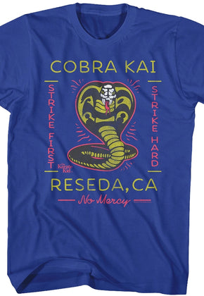 Karate Kid Neon Cobra Kai T-Shirt