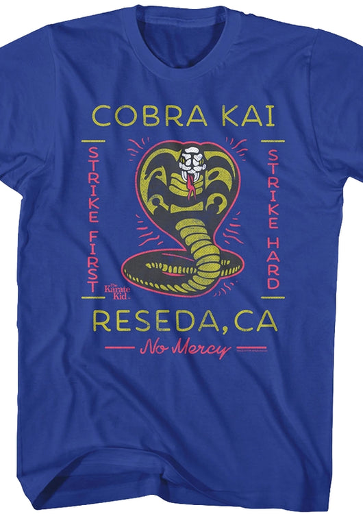 Karate Kid Neon Cobra Kai T-Shirt - main product image