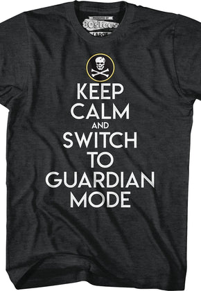 Keep Calm And Switch To Guardian Mode Robotech T-Shirt