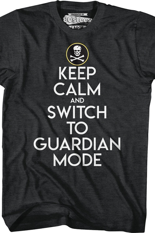 Keep Calm And Switch To Guardian Mode Robotech T-Shirtmain product image