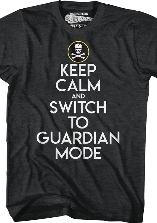 Keep Calm And Switch To Guardian Mode Robotech T-Shirt - main product image