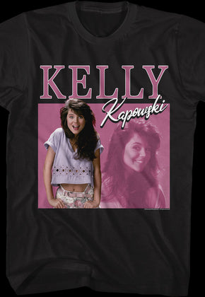 Kelly Kapowski Glamour Photo Saved By The Bell T-Shirt