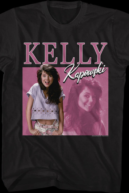 Kelly Kapowski Glamour Photo Saved By The Bell T-Shirtmain product image