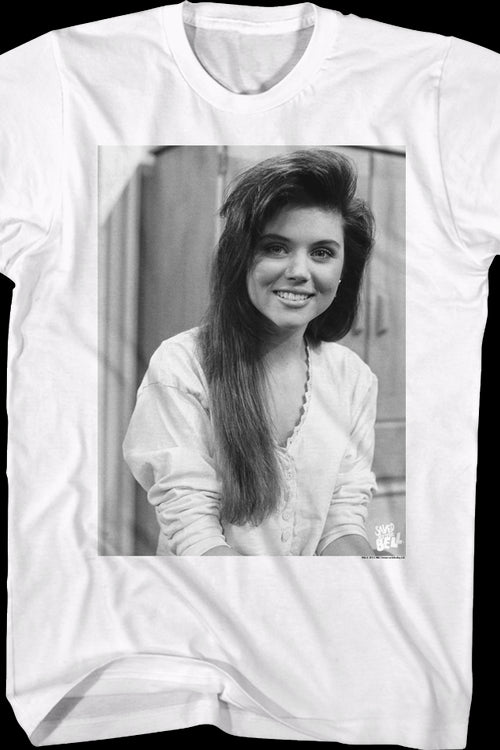 Kelly Kapowski Portrait Saved By The Bell T-Shirtmain product image