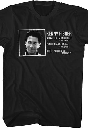 Kenny Fisher Yearbook Picture Can't Hardly Wait T-Shirt
