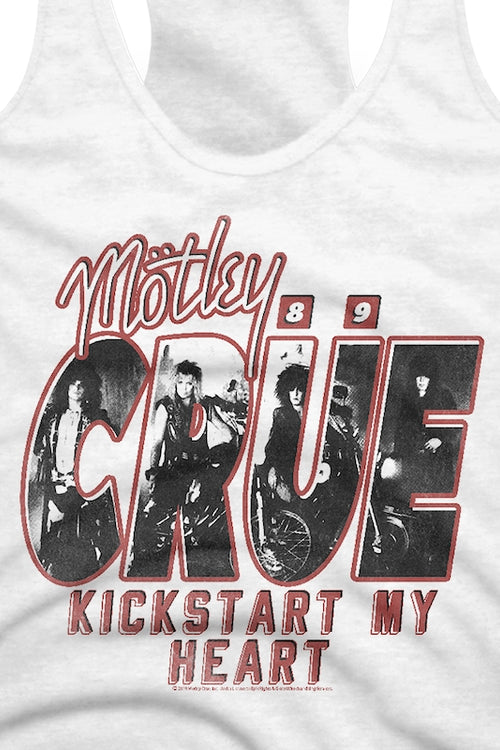 Ladies Kickstart My Heart Motley Crue Racerback Tank Topmain product image