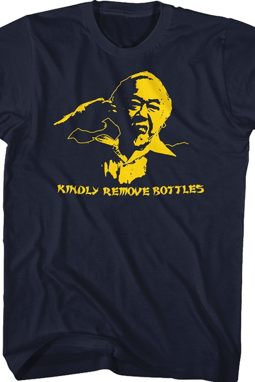Kindly Remove Bottles Karate Kid T-Shirtmain product image