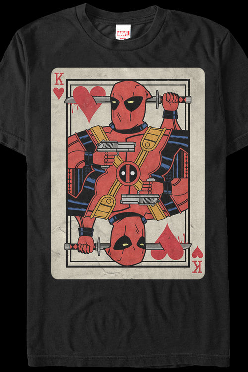 King of Hearts Deadpool T-Shirtmain product image
