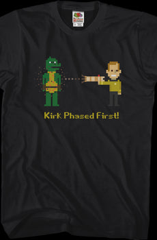 Kirk Phased First Star Trek T-Shirt