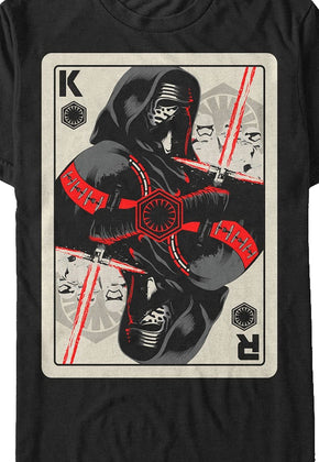 Kylo Ren Playing Card Star Wars T-Shirt