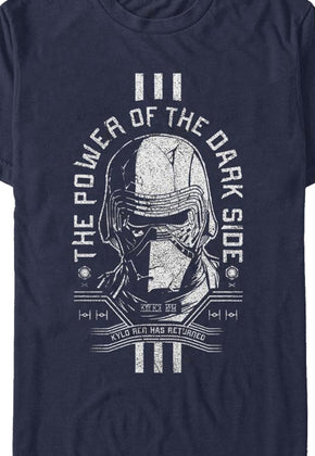 Kylo Ren The Dark Side Of The Force Star Wars T-Shirt