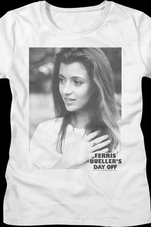 Womens Black And White Sloan Peterson Ferris Bueller's Day Off Shirtmain product image
