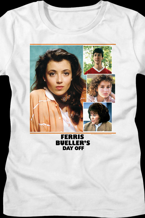 Womens Cast Collage Ferris Bueller's Day Off Shirtmain product image