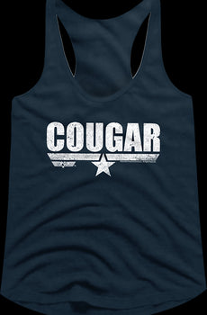 Ladies Cougar Top Gun Racerback Tank Top