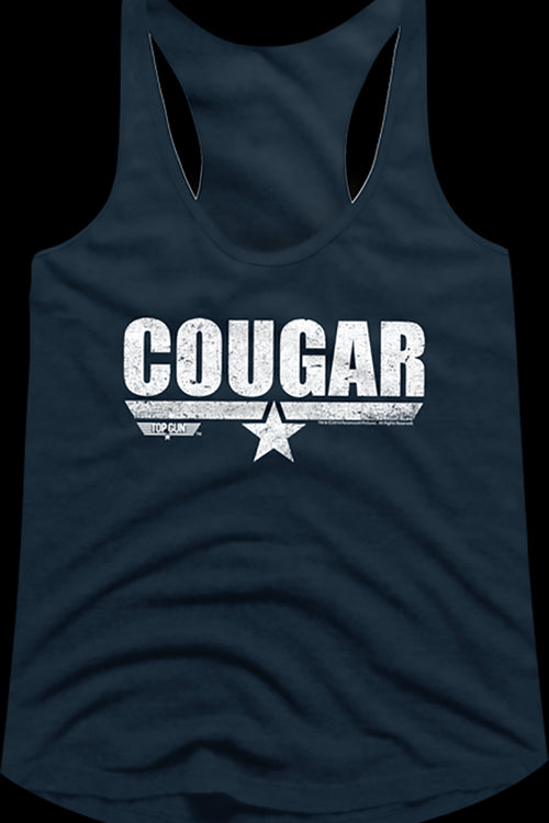 Ladies Cougar Top Gun Racerback Tank Topmain product image