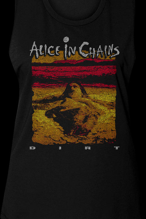 Ladies Dirt Alice In Chains Muscle Tank Topmain product image