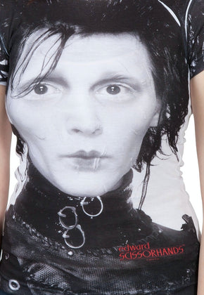 Ladies Edward Scissorhands Sublimation Shirt