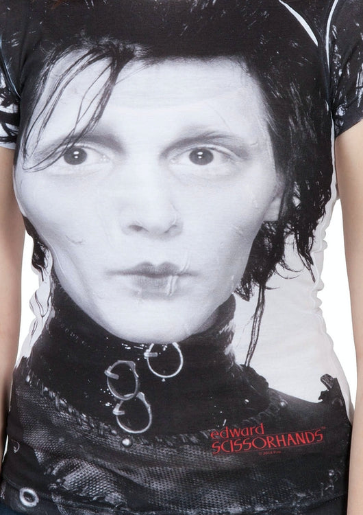 Ladies Edward Scissorhands Sublimation Shirt - main product image