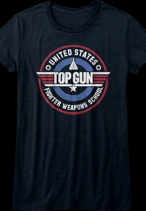 Womens Fighter Weapons School Top Gun Shirt