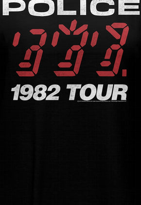 Ladies Ghost In The Machine 1982 Tour The Police Muscle Tank Top