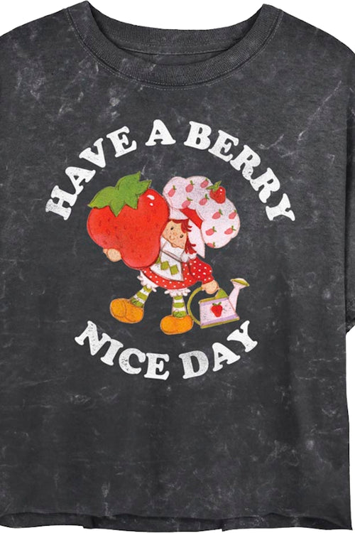 Ladies Have A Berry Nice Day Strawberry Shortcake Crop Topmain product image