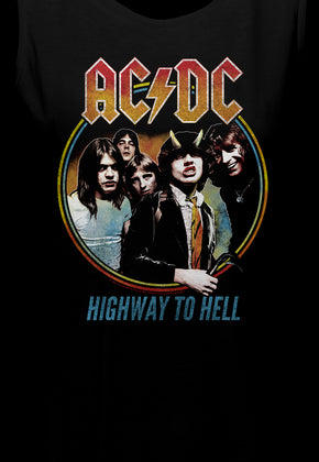 Ladies Highway To Hell ACDC Muscle Tank Top