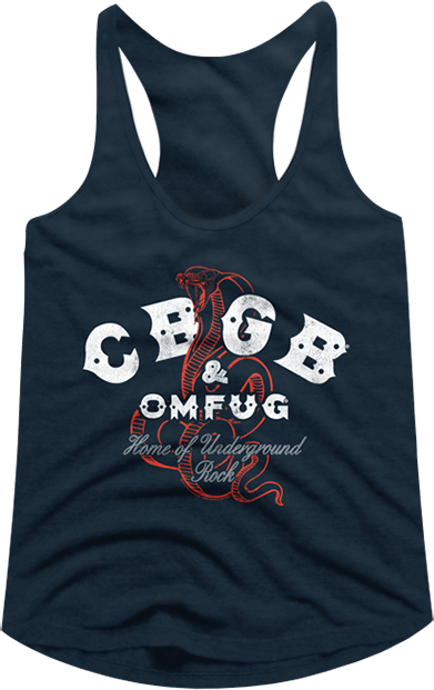 Ladies Home of Underground Rock CBGB Racerback Tank Top - main product image