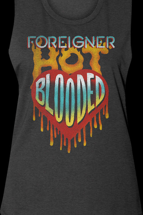 Ladies Hot Blooded Foreigner Muscle Tank Topmain product image