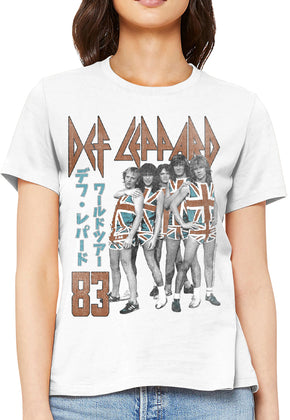 Womens Japanese Def Leppard Shirt