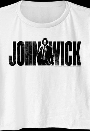 Ladies John Wick Crop Top