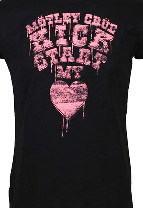Ladies Kickstart My Heart Motley Crue Shirt