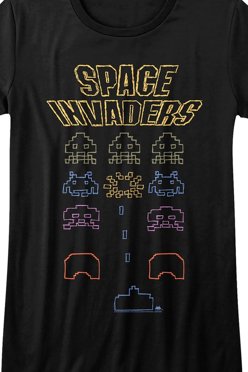 Ladies Kill Shot Space Invaders Shirtmain product image