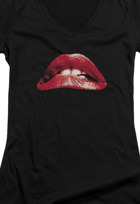 Ladies Lips Rocky Horror Picture Show V-Neck Shirt