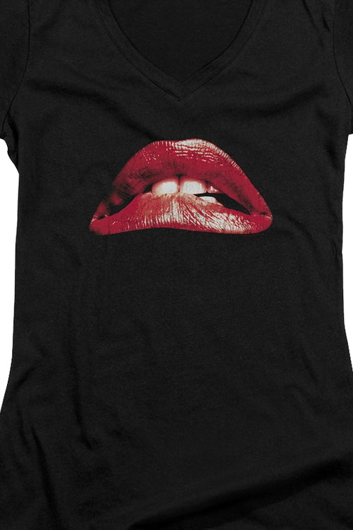 Ladies Lips Rocky Horror Picture Show V-Neck Shirtmain product image