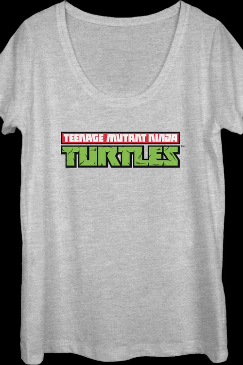 Ladies Logo Teenage Mutant Ninja Turtles Scoopneck Shirtmain product image