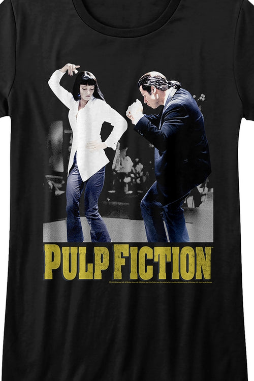 Womens Mia and Vincent Dancing Pulp Fiction Shirtmain product image