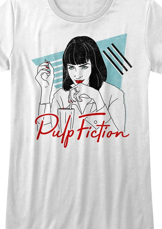 Womens Mia Wallace Pulp Fiction Shirt - main product image