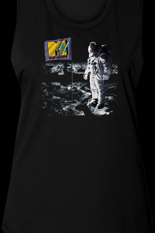 Ladies Moon Landing MTV Muscle Tank Topmain product image
